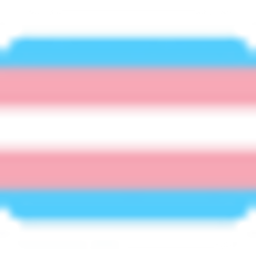 The Transgender flag. There are five stripes:
The first and fifth stripes are blue, the second and fourth stripes are pink, and the center or third stripe is white.