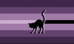 For individuals who identify as "black cats," as misunderstood, elegant creatures of the shadows, cunning and curious, graceful and mysterious.