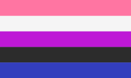 One whos gender identity is not fixed, it changes over time.