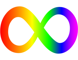 autism rainbow infinity symbol