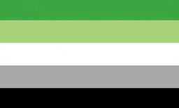 green, light green, white, grey, black, denotes that the person does feel romantic attraction