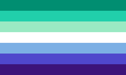 Typically meaning a masculine-aligned person being exclusively or primarily attracted to another masculine-aligned person; often used by homosexual men. Can also be described as “non-women liking non-women”. It is also a flexible label and can be used by other gay people such as lesbians, but in this case, I am using the MLM version. [flag by Valentin Belyaev]
