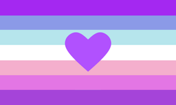 “T4T, or Trans 4 Trans, is a term for transgender individuals who are either exclusively attracted to trans or otherwise non-cis individuals, OR emphasize or prioritize their attraction and relationships with other trans individuals, celebrating transgender love.” [flag maker unsure]